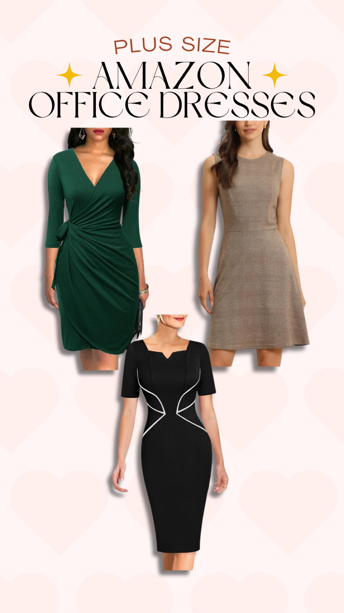 Amazon Office Dresses | Plus size Friendly

#LTKFindsUnder50 #LTKPlusSize #LTKWorkwear