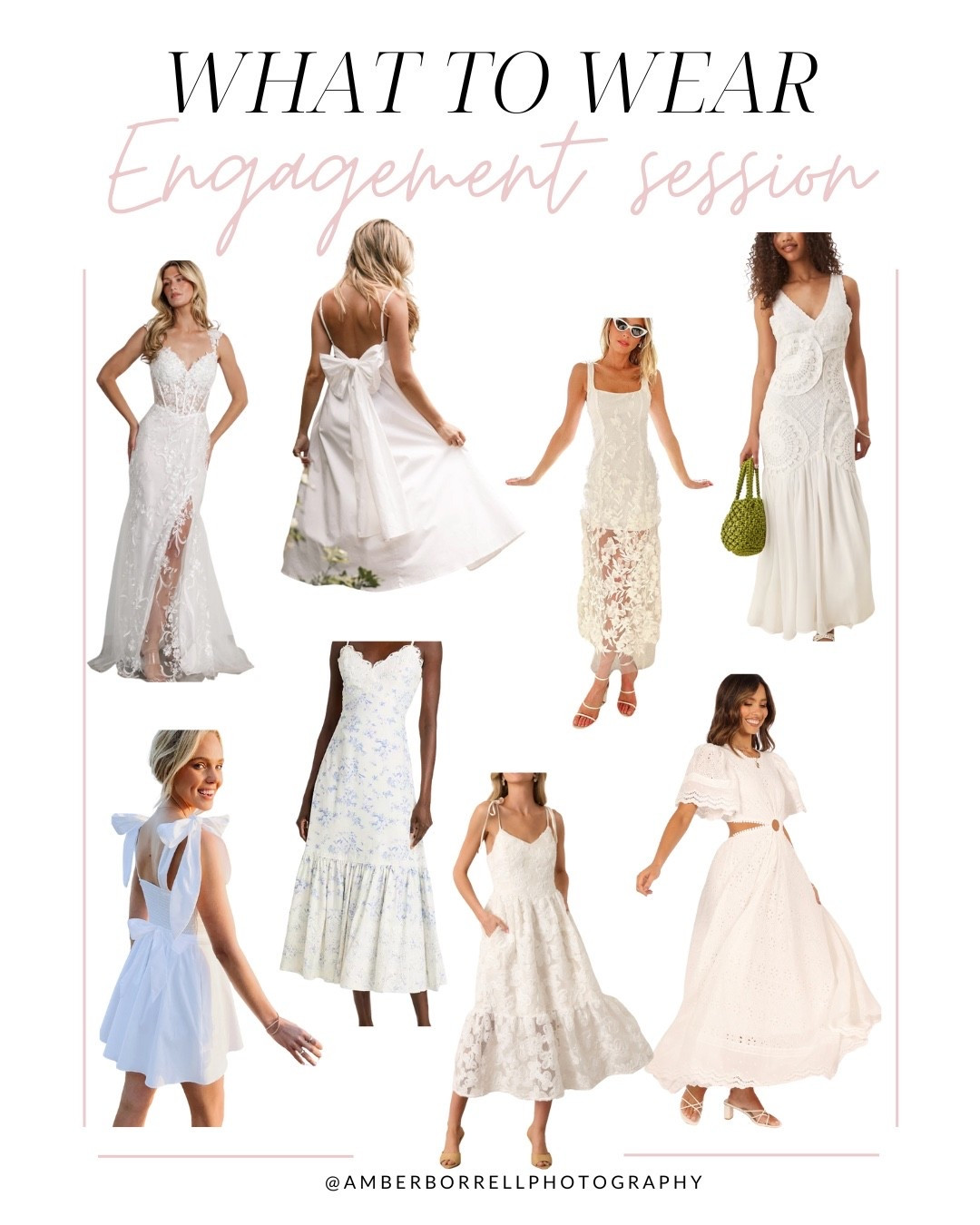 Engagement photos session! What to wear! Some favorite dresses that will photograph so beautifully!

#LTKStyleTip #LTKSummerEdit #LTKWedding