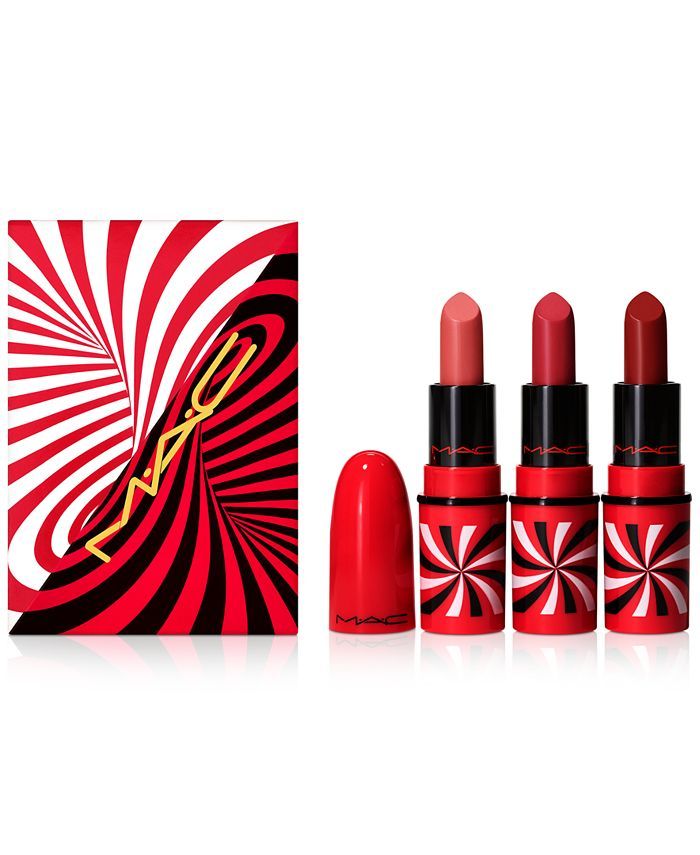 MAC 3-Pc. Hypnotizing Holiday Tiny Tricks Mini Lipstick Set & Reviews - Makeup - Beauty - Macy's | Macys (US)