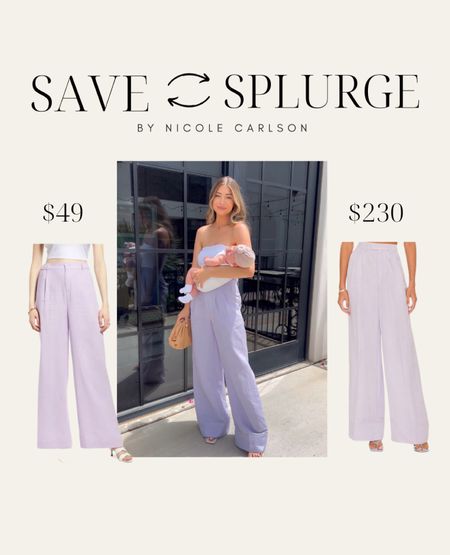 Splurge or Save with these cute lavender pants! Worn it so many times and I love them so much! 💜 

#LTKstyletip #LTKSeasonal #LTKunder50