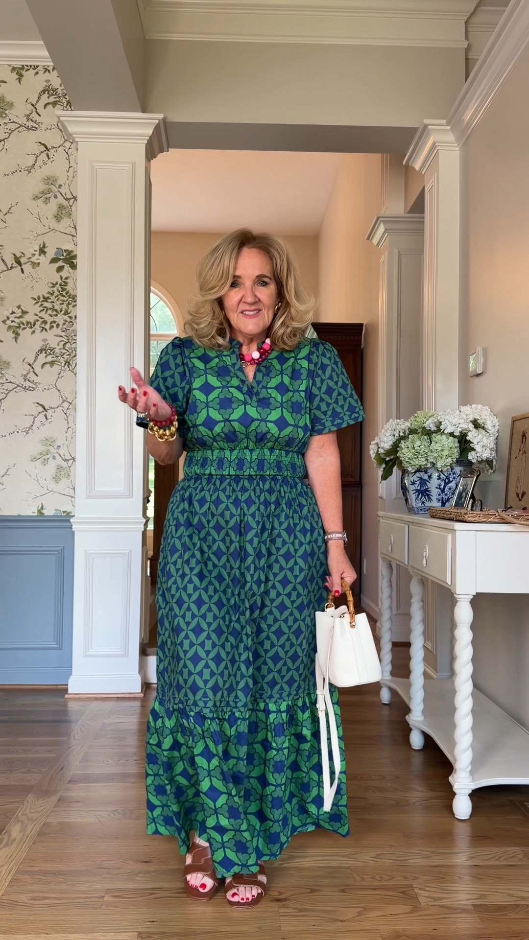 Tuesday and Wednesday 14th & 15th get 20% off your order with code NANETTE20
Otherwise NANETTE15 works 
Pretty dresses and blouses in new fresh patterns. I’ve already done such a good job on feminine summer style. I am wearing a medium/29 in all.
The only note is the blue jeans. I cut 4 inches off the bottom they were quite long.

Summer dress vacation dress summer top summer casual

#LTKSaleAlert #LTKOver40 #LTKPetite

#LTKWedding #LTKootd