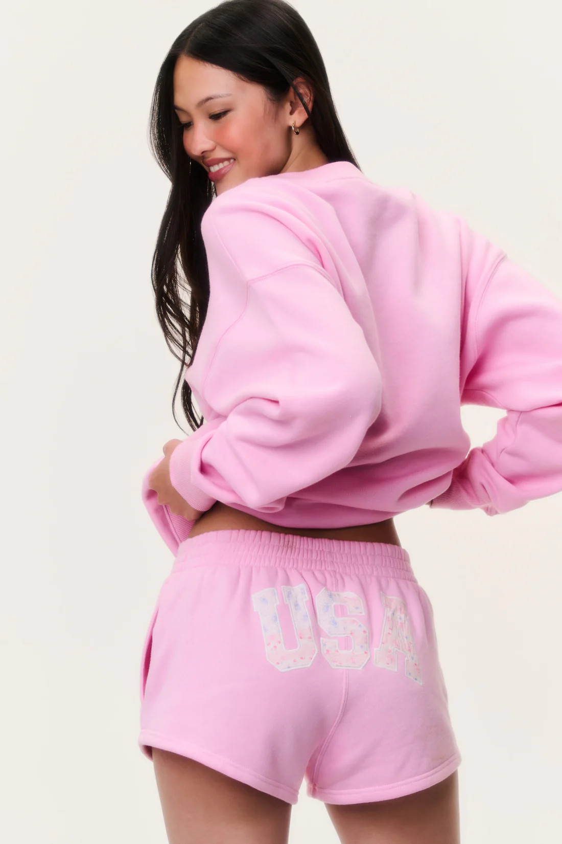 Ellowynn USA Fleece Shorts | LoveShackFancy