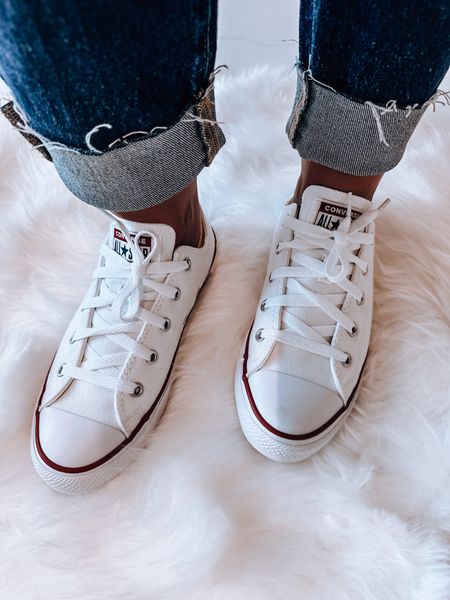 Converse, chuck taylor converse, white converse, white sneakers, spring sneakers, summer sneakers, trendy sneakers 

#LTKshoecrush #LTKstyletip #LTKfindsunder100