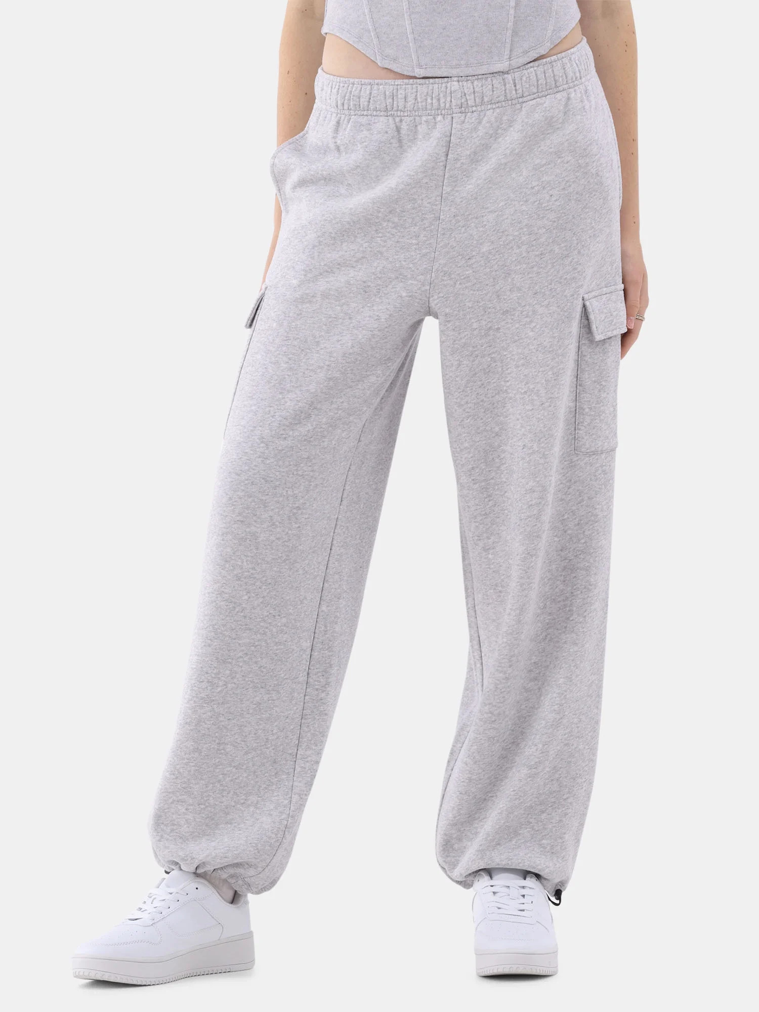 No Boundaries Cargo Jogger Sweatpants, Women’s and Women’s Plus | Walmart (US)