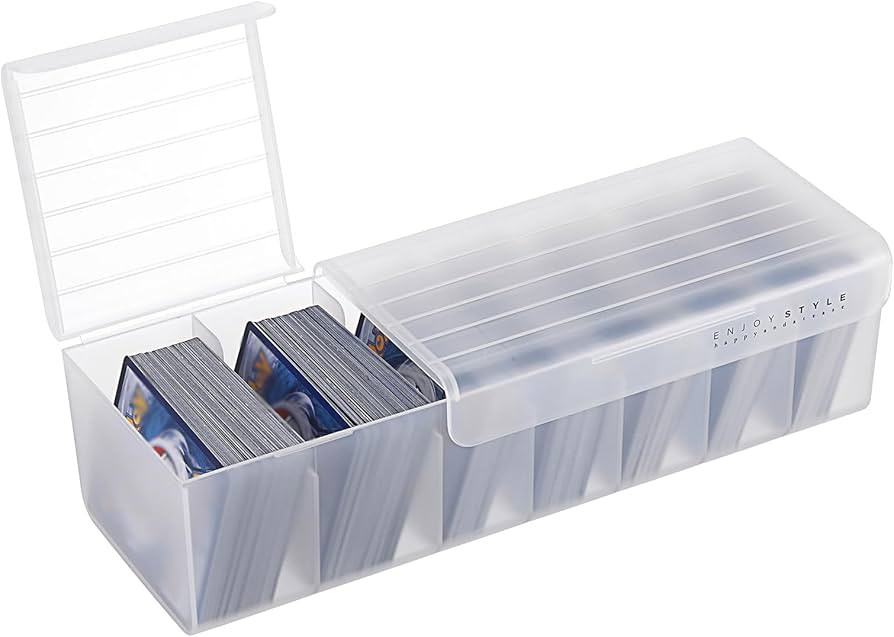 OwnMy Plastic Card Storage Box Plastic Card Storage Case, Clear Plastic Trading Card Storage Box ... | Amazon (US)
