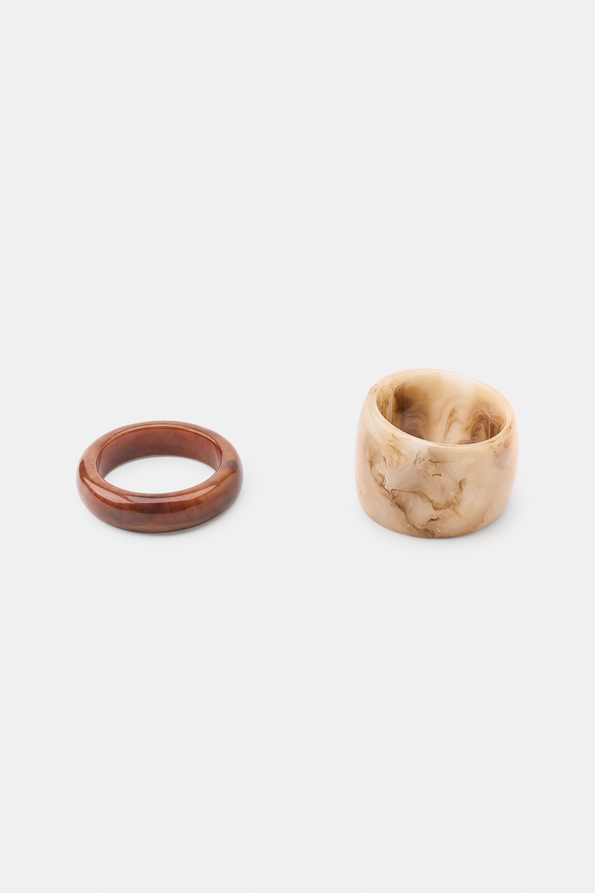 TWO-PACK OF RIGID RESIN BRACELETS | Zara US