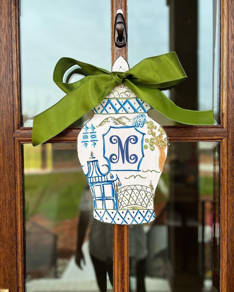 Ginger Jar Door Hanger | Etsy (US)