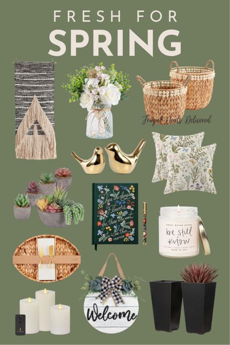 Time to freshen up your spaces home house for spring and summer! Check out these easy decor change ups to lighten and make your look fresh! Birds, pillows, baskets and boho are in! 

Don’t forget the planters, artificial flowers and embroidered journal for your coffee table and outdoor spaces! These looks are great for shelves, living dining room and your patio porch!  

Follow my shop @FrugalDealsDelivered on the @shop.LTK app to shop this post and get my exclusive app-only content!

#liketkit         
@shop.ltk
https://liketk.it/3XD4Y

Follow my shop @FrugalDealsDelivered on the @shop.LTK app to shop this post and get my exclusive app-only content!

#liketkit #LTKkids #LTKfamily #LTKswim #LTKbeauty #LTKstyletip #LTKbump #LTKtravel #LTKsalealert #LTKstyletip #LTKstyletip #LTKshoecrush #LTKstyletip #LTKsalealert #LTKbeauty #LTKtravel #LTKfamily #LTKbeauty #LTKbeauty #LTKGiftGuide #LTKGiftGuide #LTKbeauty #LTKfamily #LTKfindsunder50 #LTKGiftGuide
@shop.ltk
https://liketk.it/4DzJ1

#LTKGiftGuide #LTKSeasonal #LTKhome