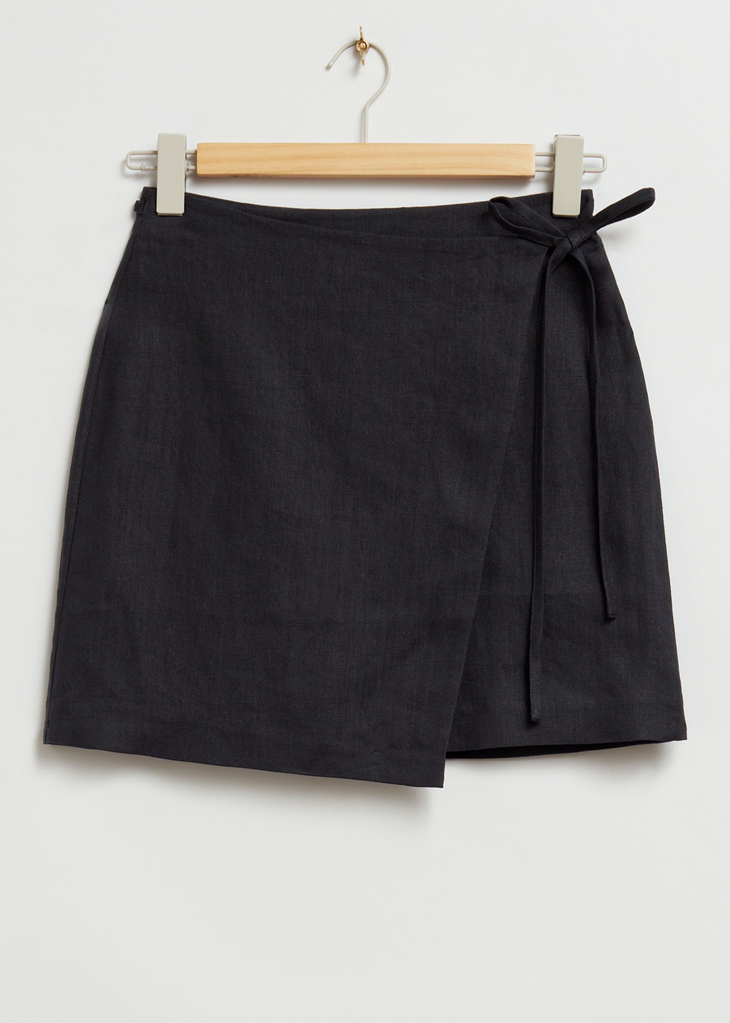 '90s Inspired Linen Wrap Skirt | & Other Stories US