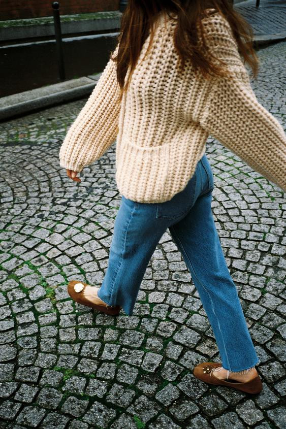 Z1975 STRAIGHT-LEG HIGH-WAIST JEANS | Zara UK