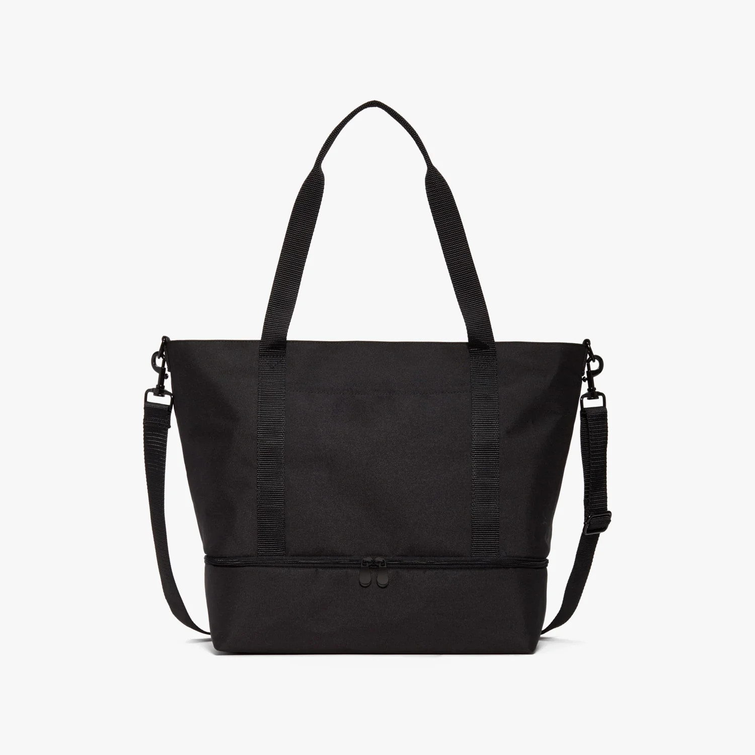 Lo & Sons Catalina Deluxe Travel Tote Bag - Black Recycled Poly | Lo & Sons