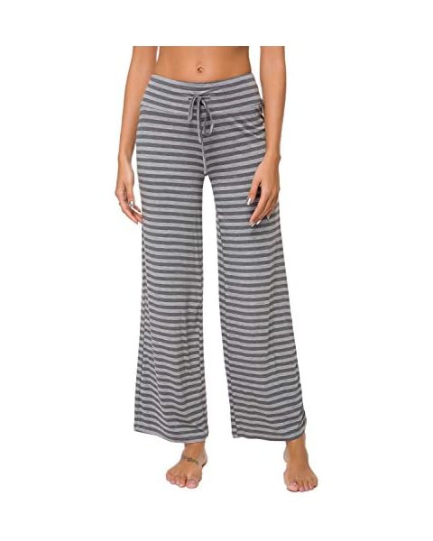 WiWi Pajama Pants for Women Plus Size Pajamas Bottoms Wide Leg Lounge Soft Pj Sweatpants-Viscose ... | Amazon (US)