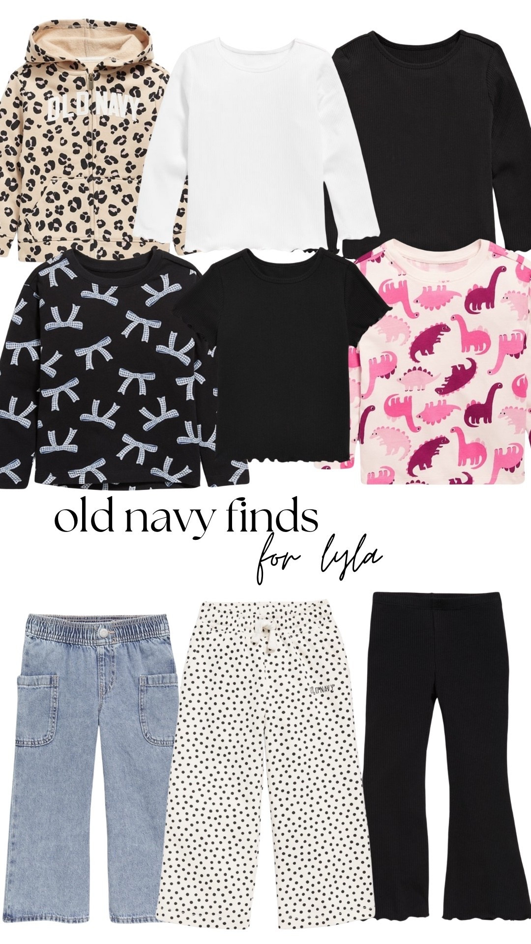 old navy finds for Lyla 🖤

my favorite place to get tshirts for my 2.5 year old is old navy! the fit is perfect + they’re too cute! 

#LTKSeasonal #LTKKids #LTKBaby