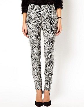 ASOS Super Skinny Pants in Leopard Print | ASOS US