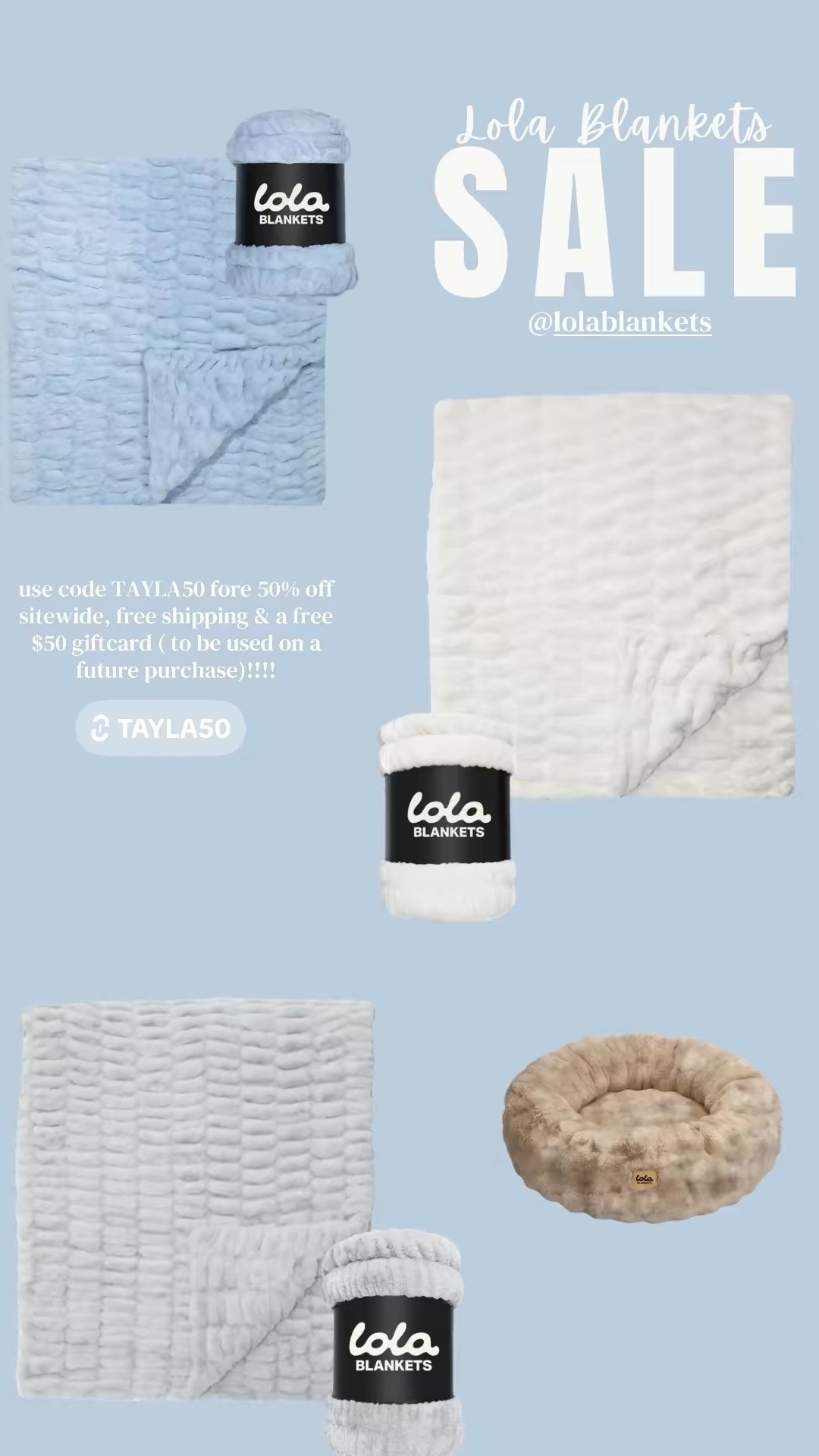 my favorite blankets ever!!! CODE TAYLA50 for 50% site wide + $50 dollar giftcard on a future purchase & free shipping!!!

#LTKHome #LTKSaleAlert