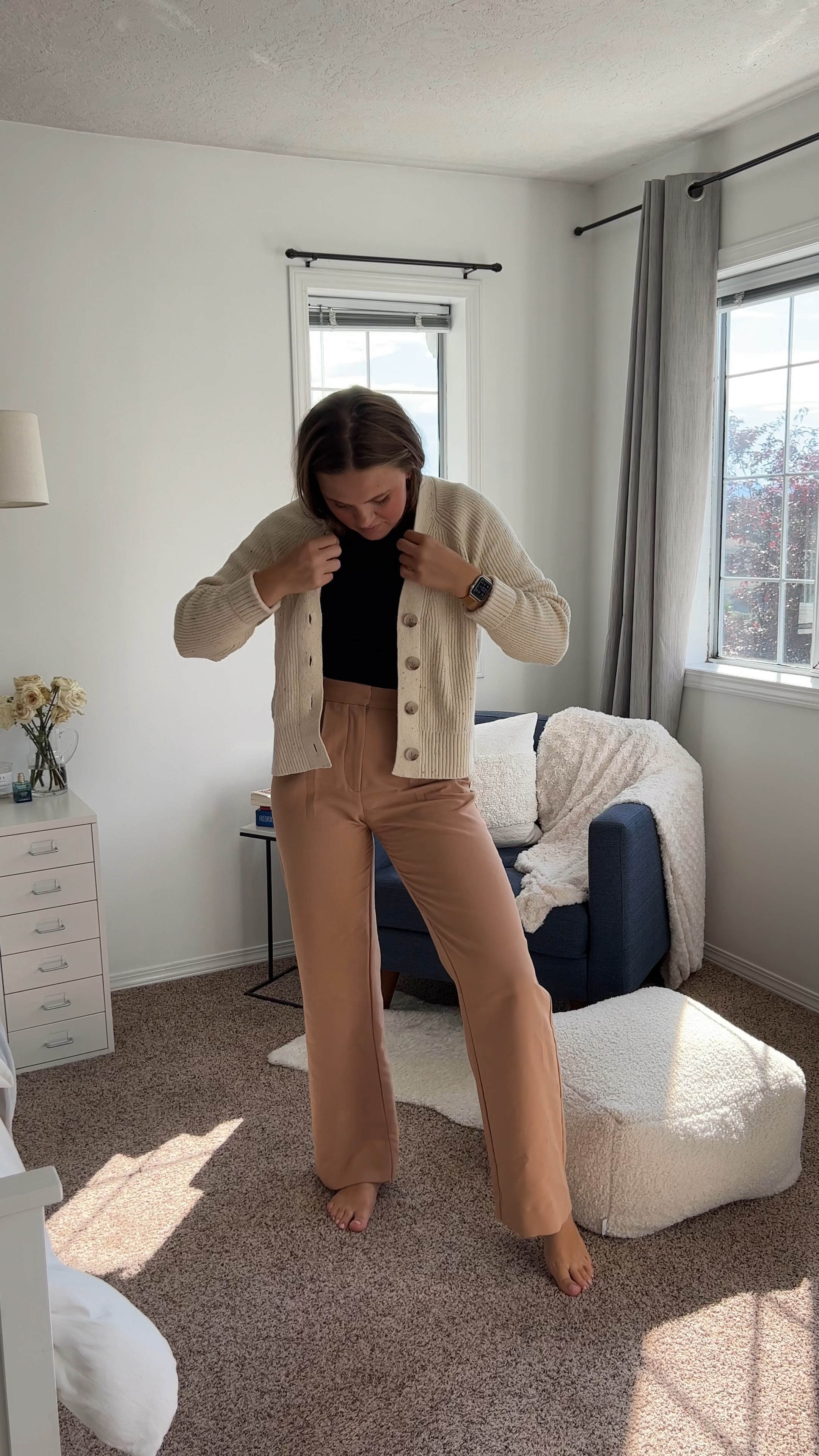 The perfect cozy fall outfit; this makes a great workwear fit for going into the office on colder days 🤎

#LTKunder100 #LTKSeasonal #LTKworkwear