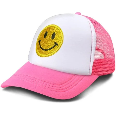 Smiley Face Hat ，Preppy hat Clothes Accessories Trucker hat Women and Men hat Baseball Cap Fashion S | Walmart (US)