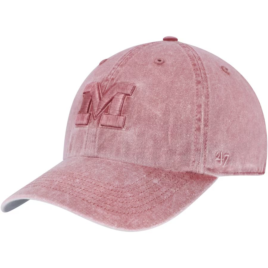 Michigan Wolverines '47 Women's Mist Clean Up Adjustable Hat - Pink | Lids