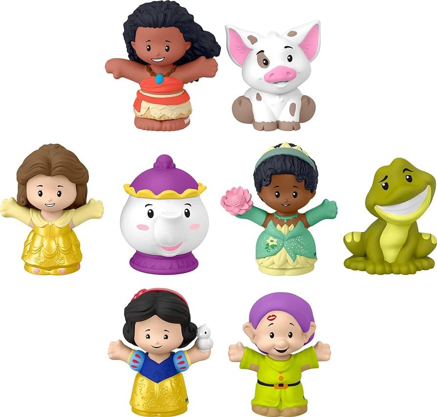 Fisher-Price Little People Toddler Toys Mattel Disney Princess Story Duos 8-Piece Figure Set for ... | Amazon (US)