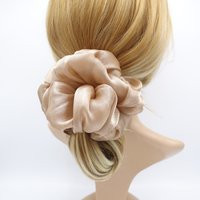 Organza Oversized Scrunchies Big Giant Jumbo Scrunchie Clooud Scrunchy Women Organdy Hair Elastic Tie | Etsy (US)