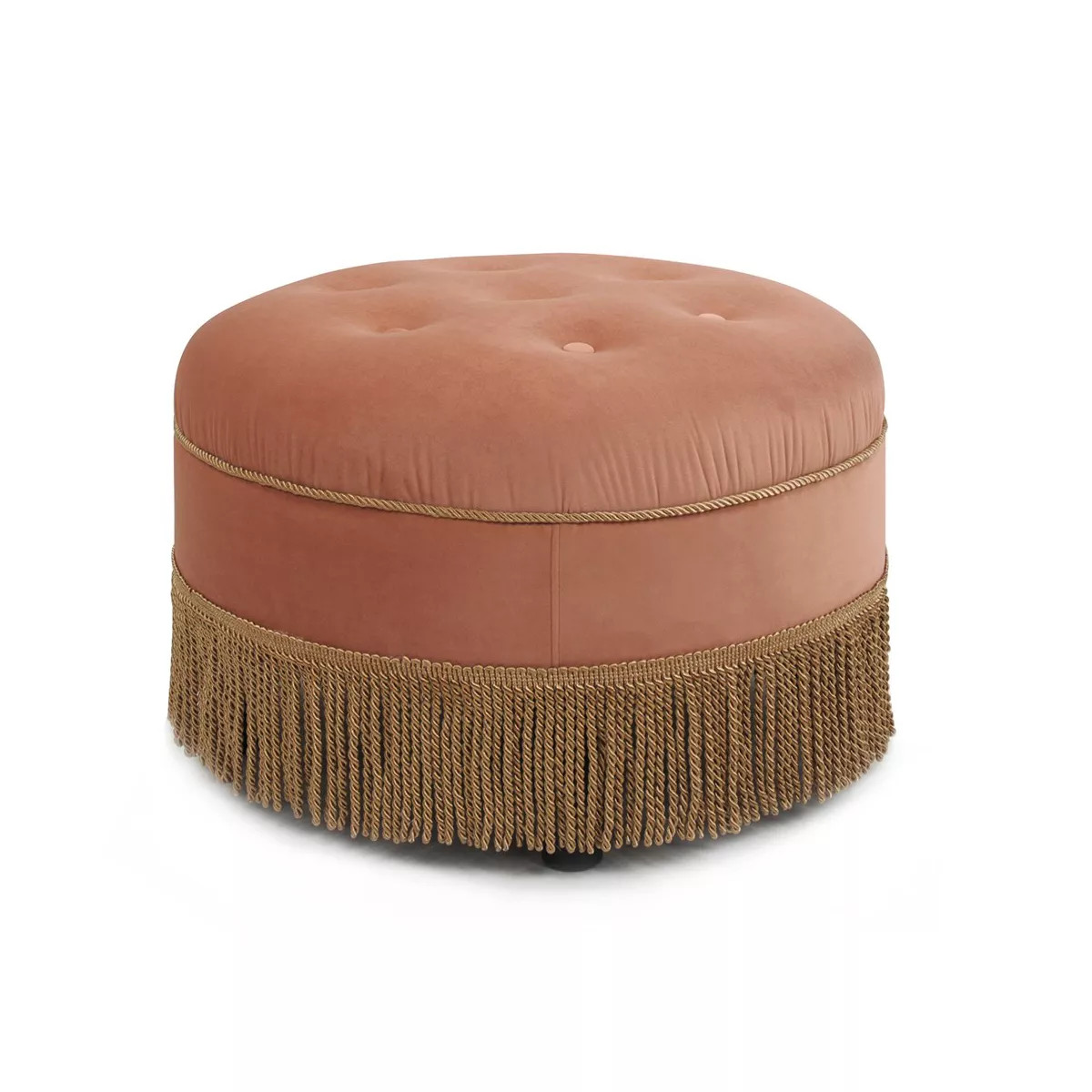 Jennifer Taylor Home Yolanda 24" Upholstered Round Accent Ottoman | Target