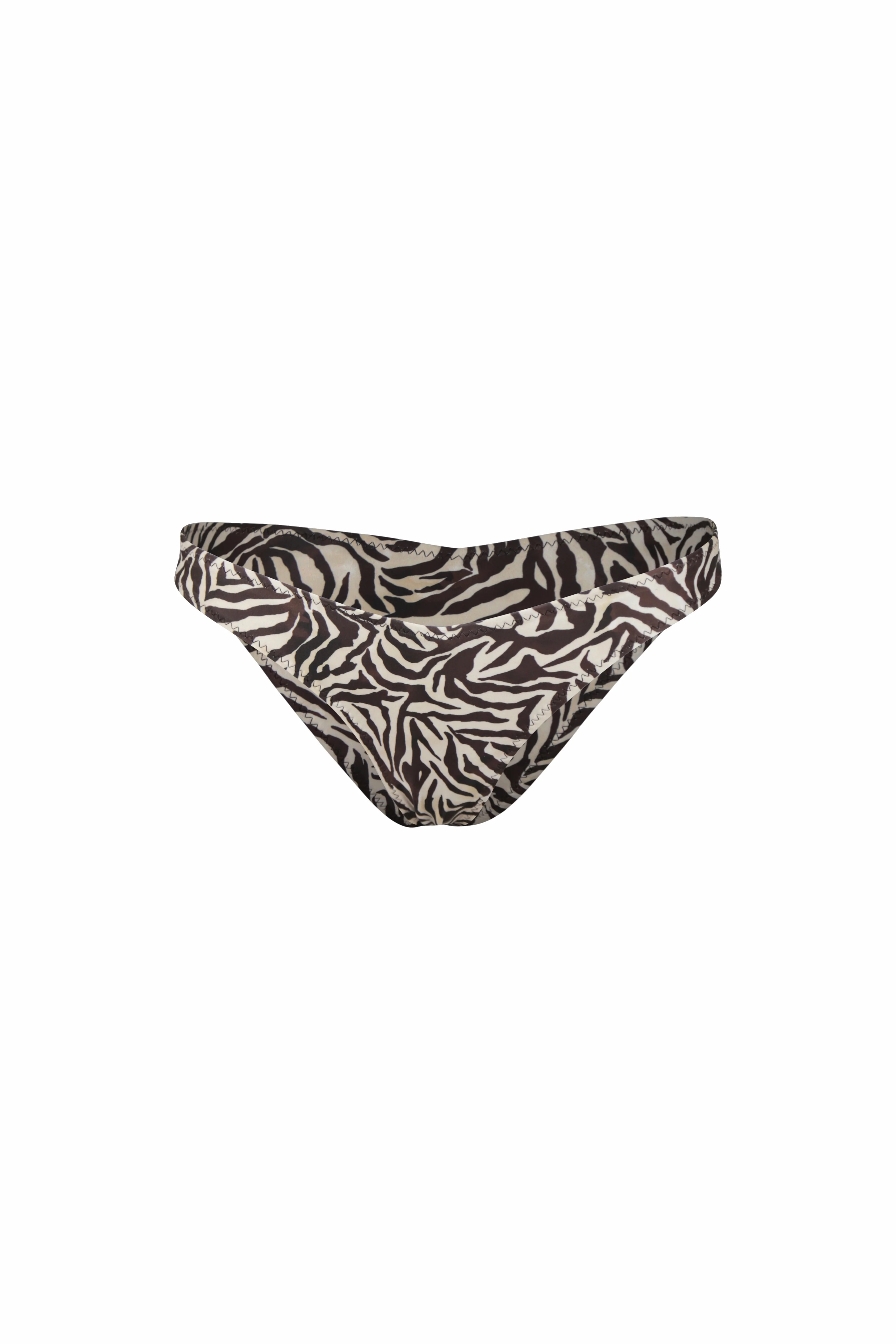 V Brief Bottom (Ivory Zebra) | SAME
