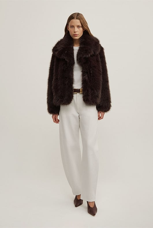 Faux Fur Jacket | Witchery (AU)