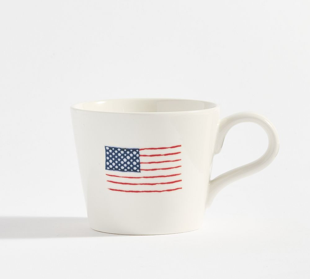 American Flag Stoneware Mug | Pottery Barn (US)