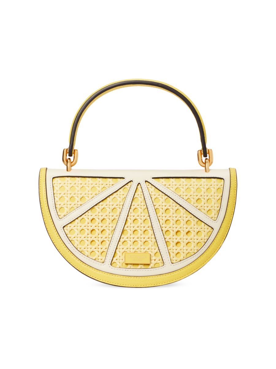 Lemon Drop Wicker Crossbody Bag | Saks Fifth Avenue