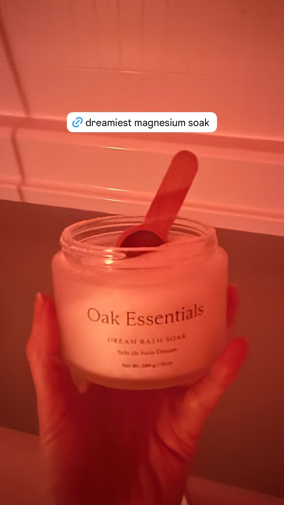 Magnesium bath soak. Spa like experience and it’s super relaxing for sore muscles or just to wind down at night. Would make a great gift.

#LTKselfcare #LTKBeauty #LTKmomlife