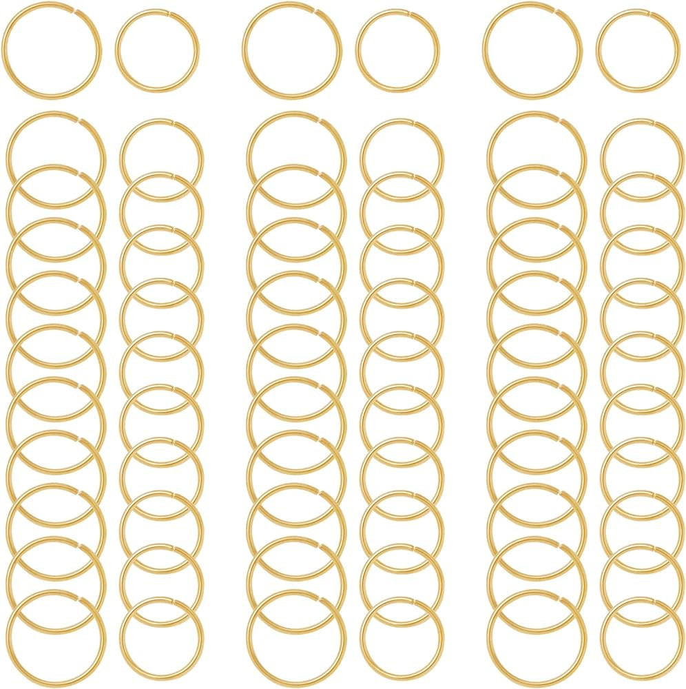 Nydotd 180 Pieces Hair Rings, Loop Clips, and Hoops - Fashion Hip-Hop DIY Hair Accessories for Br... | Amazon (US)