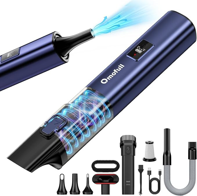 Car Vacuum Portable Cordless, 19500Pa 4-in-1 Handheld Vacuum Cordless Vacuum Cleaner&Air Duster w... | Amazon (US)