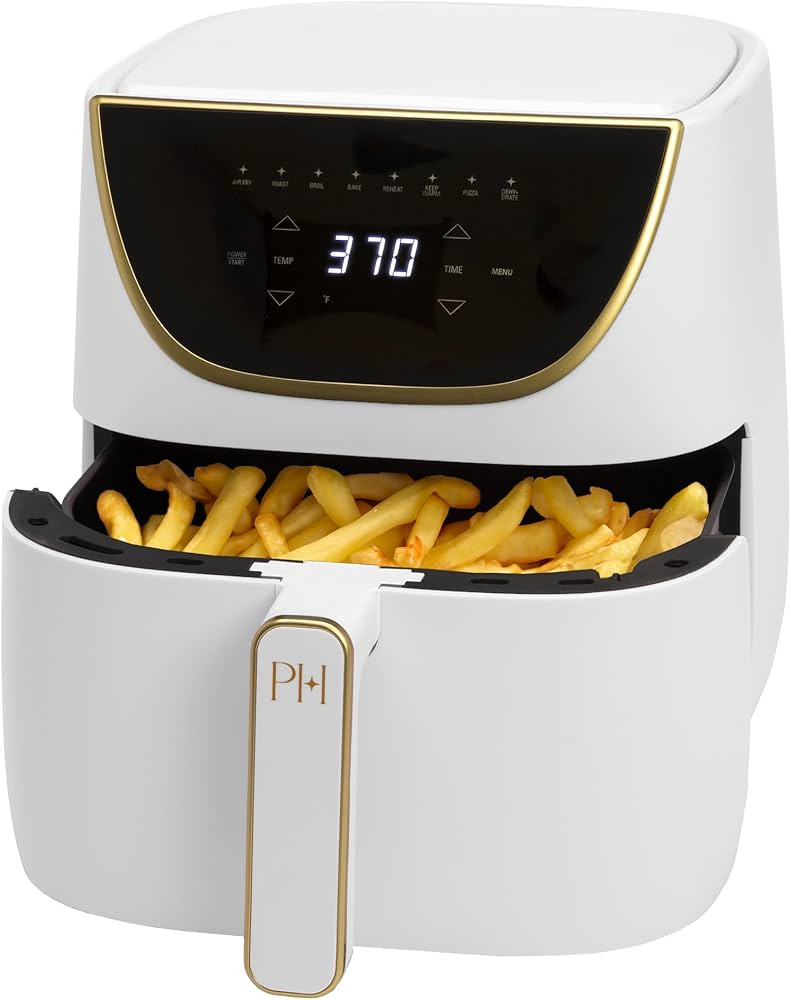 Paris Hilton Air Fryer, Large 6-Quart Capacity, Nonstick Made without PFAS, Touchscreen Display, ... | Amazon (US)