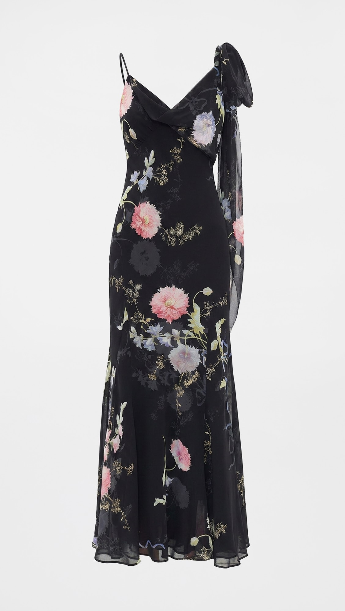 Self Portrait Floral Georgette Maxi Dress | Shopbop | Shopbop