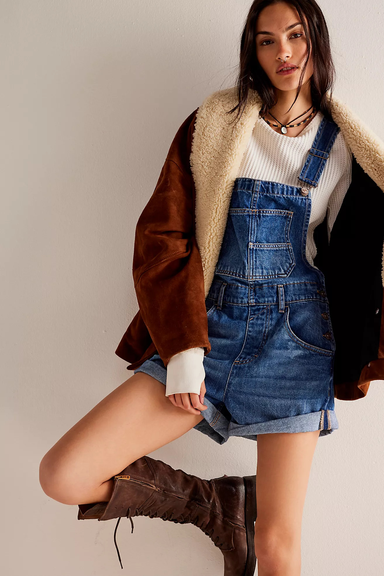 We The Free Ziggy Shortalls | Free People (Global - UK&FR Excluded)