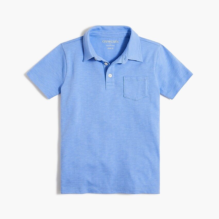 Boys' cotton slub polo shirt | J.Crew Factory