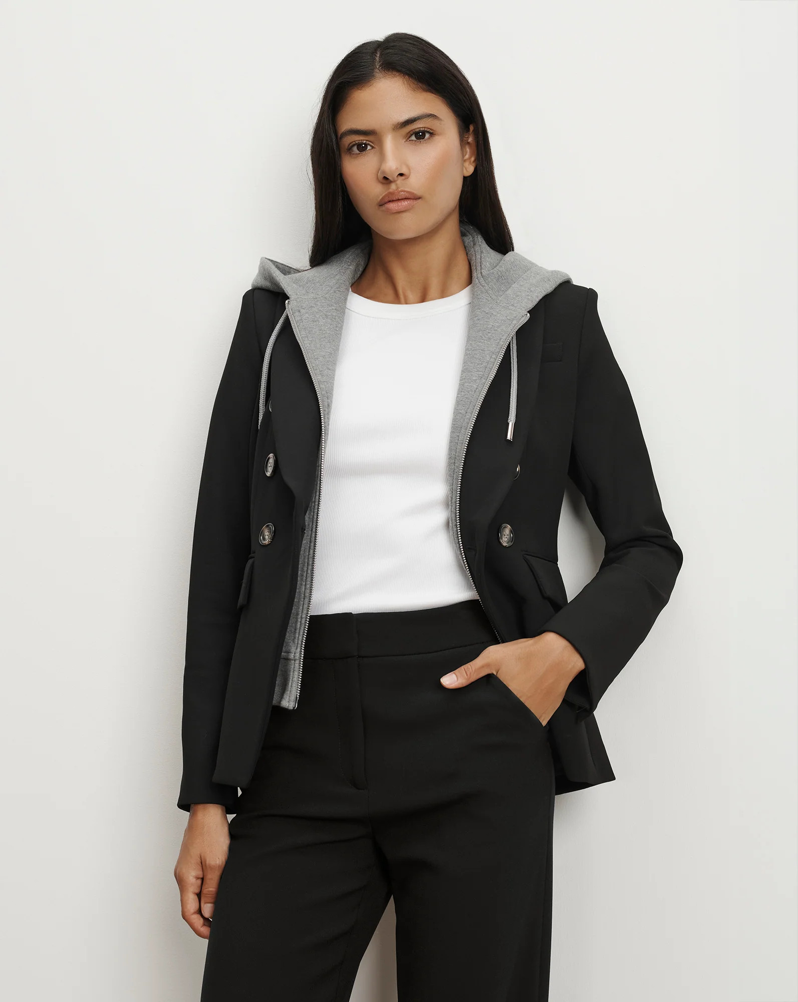 Veronica Beard Miller Dickey Jacket Black | Veronica Beard