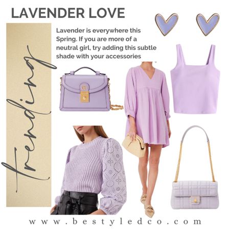 Spring trends - all things lavender 

#LTKFind #LTKunder100 #LTKstyletip