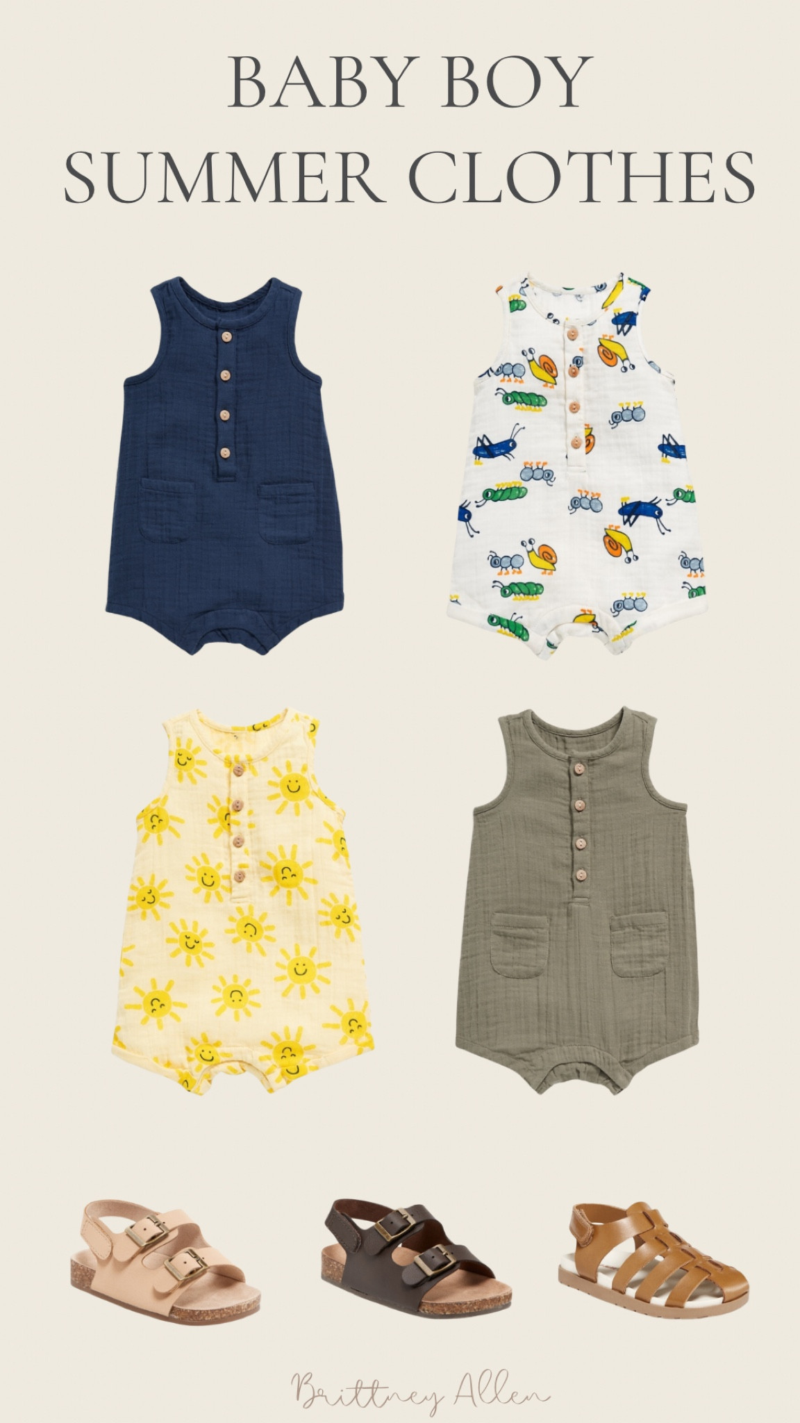 Old Navy Baby Boy Summer Clothes☀️

summer clothes for baby boy / toddler boy summer outfits / old navy summer clothes 2024 / brittneyablog

#LTKkids #LTKbaby #LTKfamily
