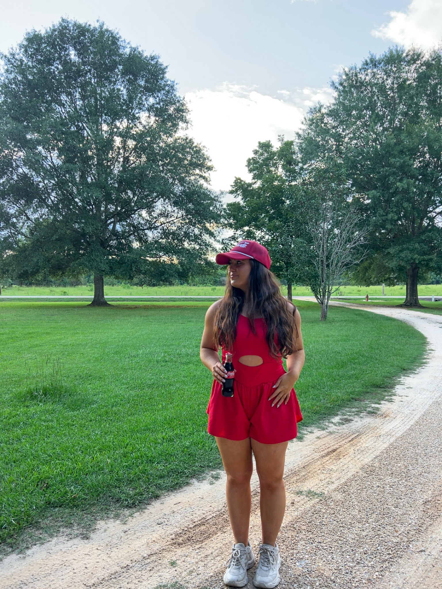 Free People Runsie dupe & trucker hat 🍒 

#LTKFindsUnder50 #LTKStyleTip #LTKSummerSales