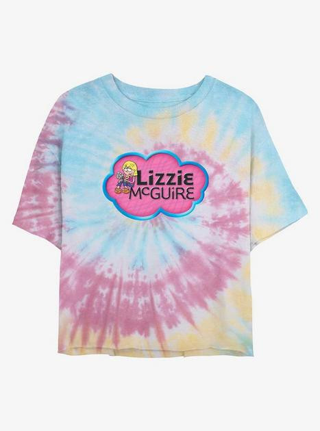 Disney Lizzie McGuire Lizzie Classic Tie Dye Crop Womens T-Shirt | BoxLunch | BoxLunch