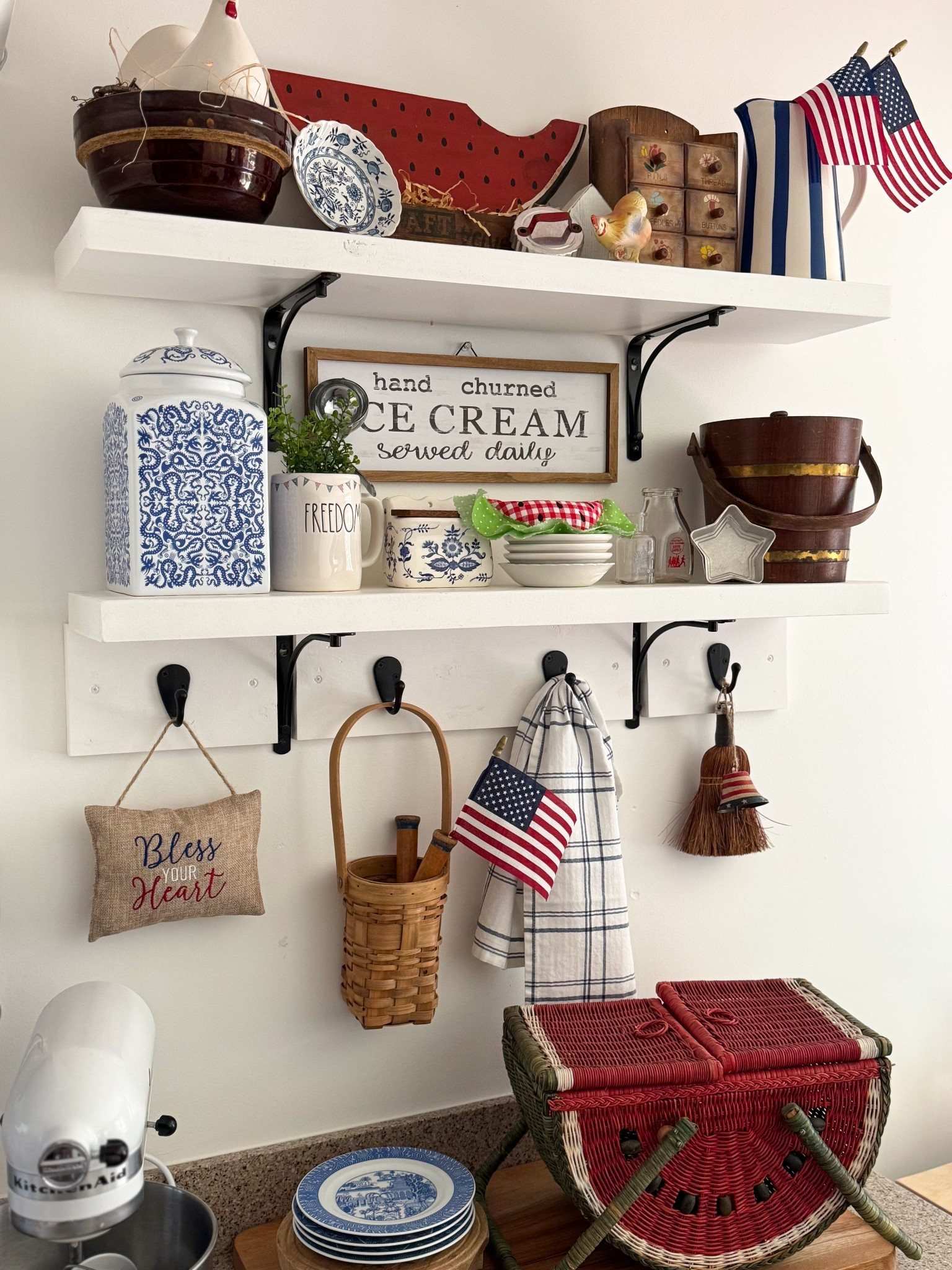 Summer Shelves 

#LTKSeasonal #LTKHome #LTKSummerEdit