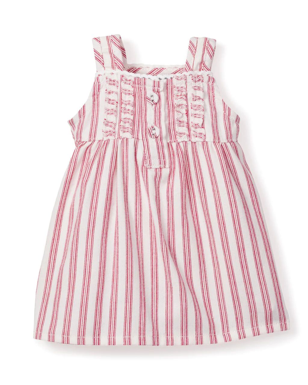 Antique Red Ticking Doll Nightgown | Petite Plume