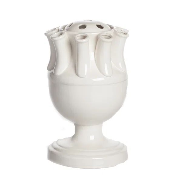 White 12.5'' Ceramic Table Vase | Wayfair North America