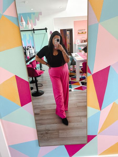 Achieve Day One outfit 

Pink, business casual, black 

#LTKplussize #LTKstyletip #LTKfindsunder100