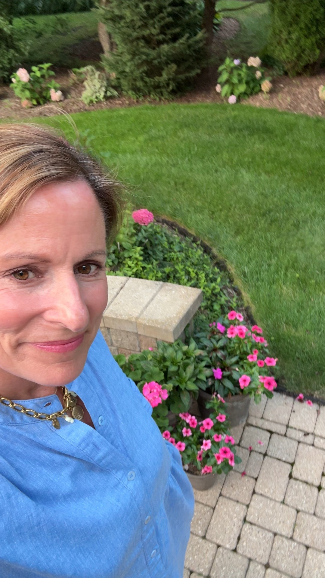 Chambray dresses and charm necklaces.

#LTKSeasonal #LTKStyleTip