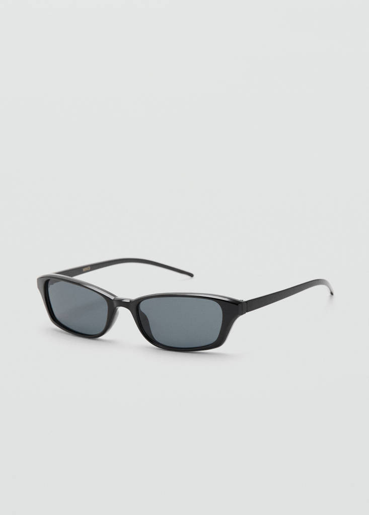 Thin-frame sunglasses black - Woman - One size - MANGO | MANGO (UK)
