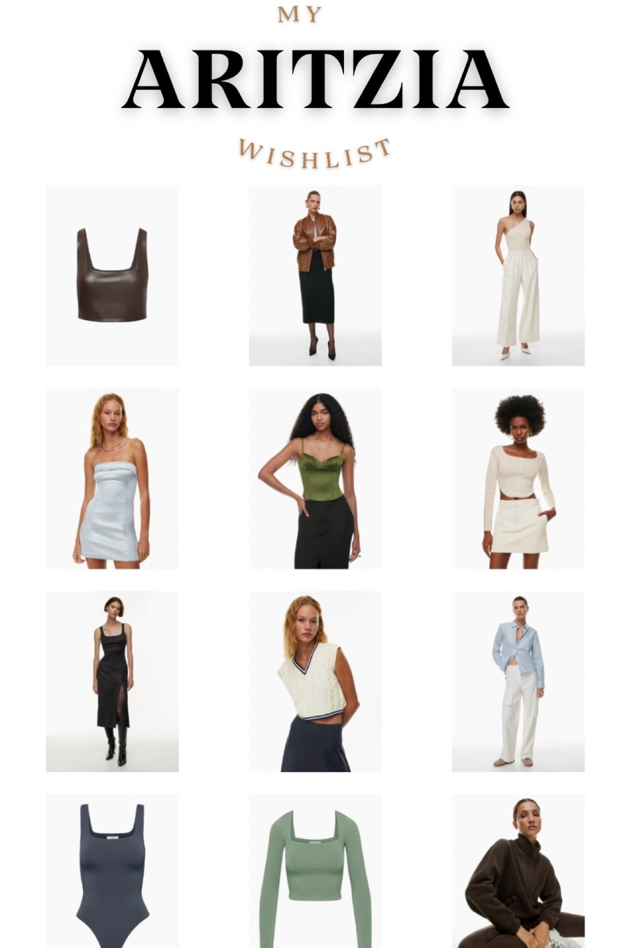 My aritzia wishlist!

#LTKHoliday #LTKSeasonal #LTKGiftGuide