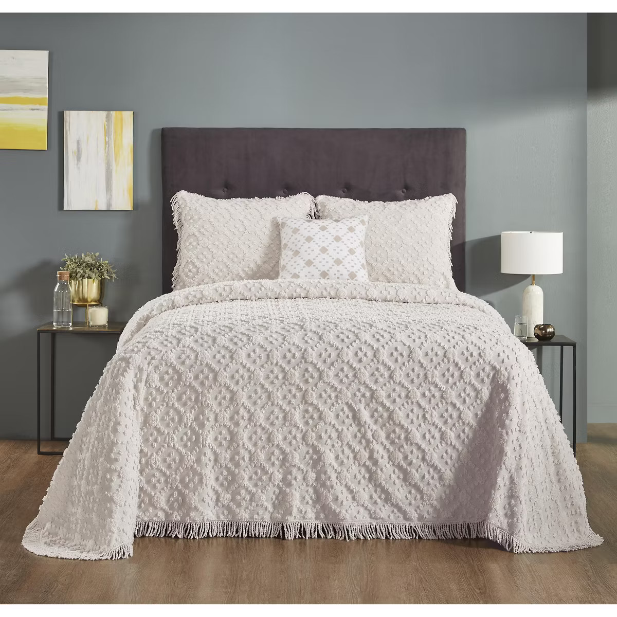 Charleston Collection 100% Cotton Tufted Unique Luxurious Bedspread Set - Better Trends | Target