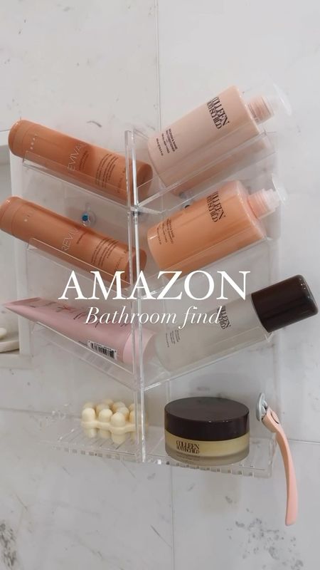 Bathroom essentials from Amazon. This acrylic shampoo holder requires no drilling is study, and it looks very sophisticated. Amazon home organization/ shower organizer 



#LTKVideo #LTKU #LTKhome